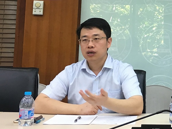 北京师范大学中国教育与社会发展研究院教师团来我院调研高校智库建设